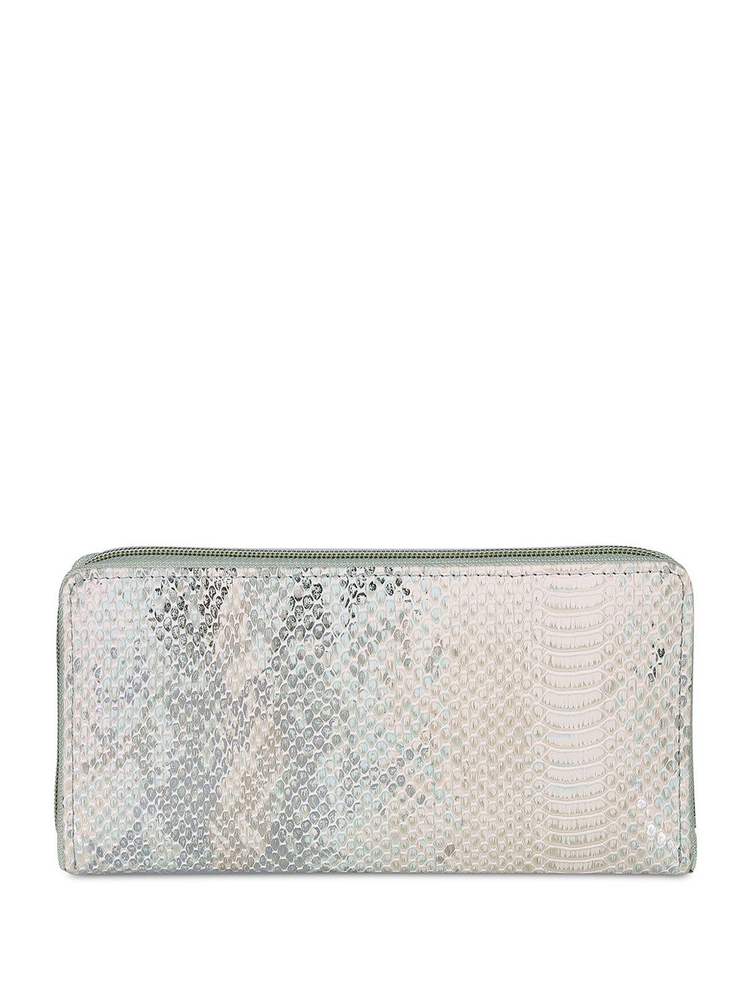 Metro Women Geometric Zip Around Wallet