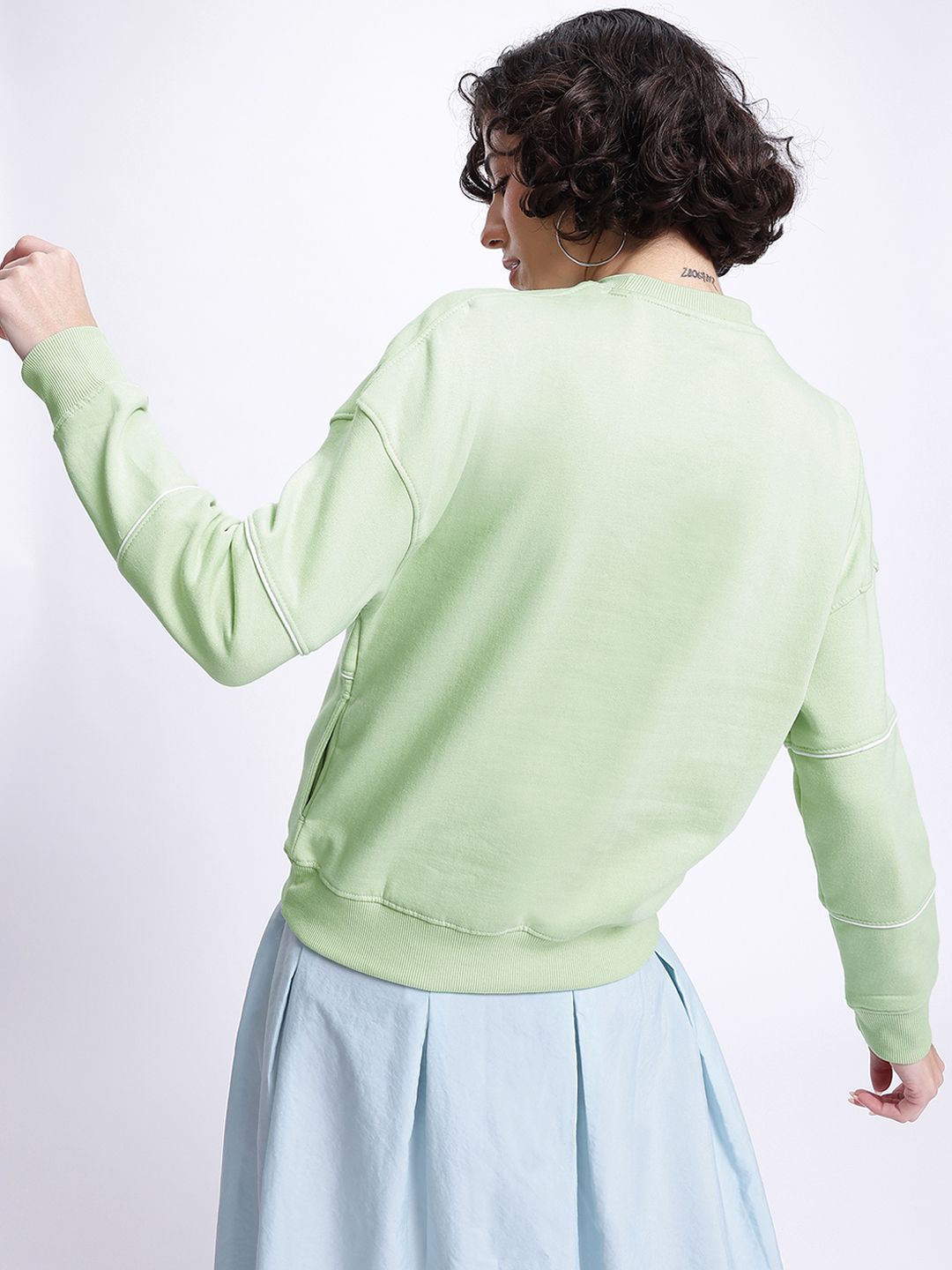 DressBerry Snuggle Dreams Typography Sweatshirt