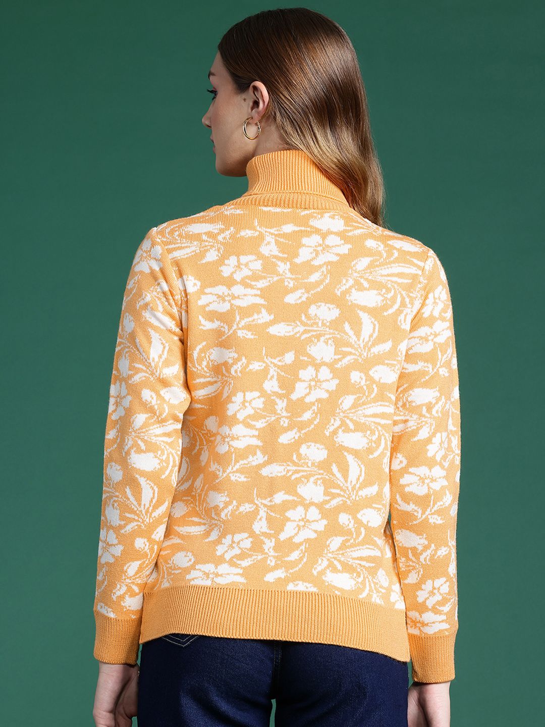 DressBerry Women Floral Acrylic Pullover
