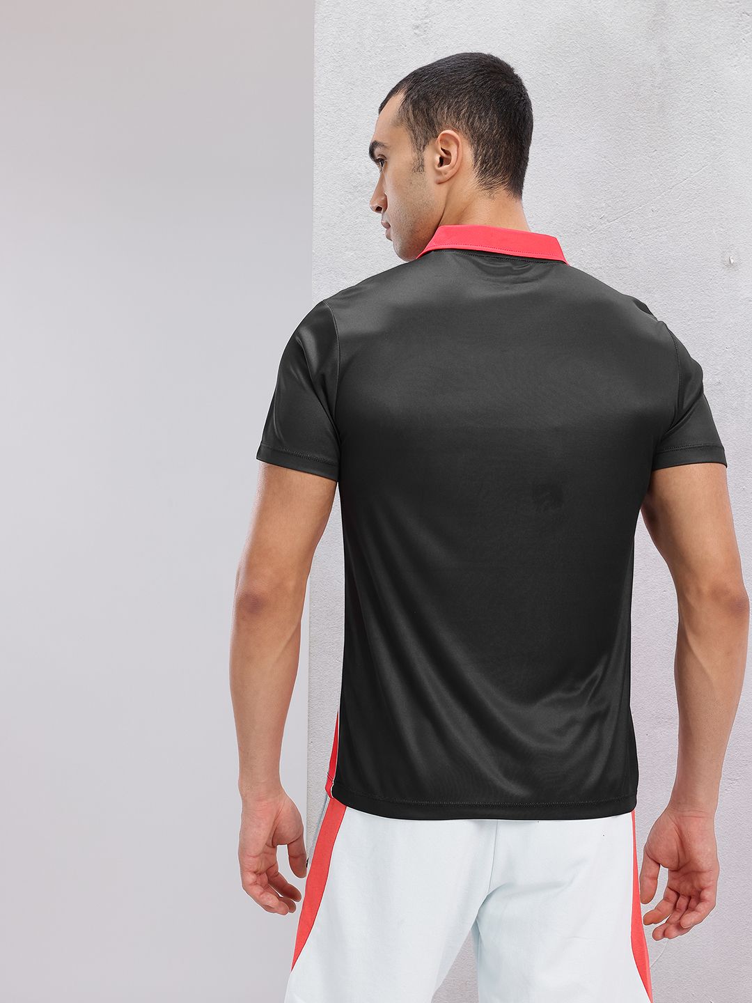 HRX by Hrithik Roshan Striped Polo Collar Lifestyle T-shirt