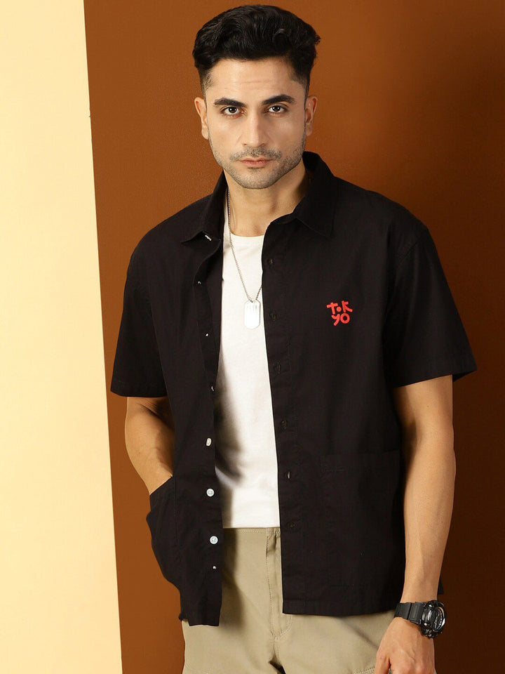 Thomas Scott Classic Boxy Short Sleeves Pure Cotton Casual Shirt
