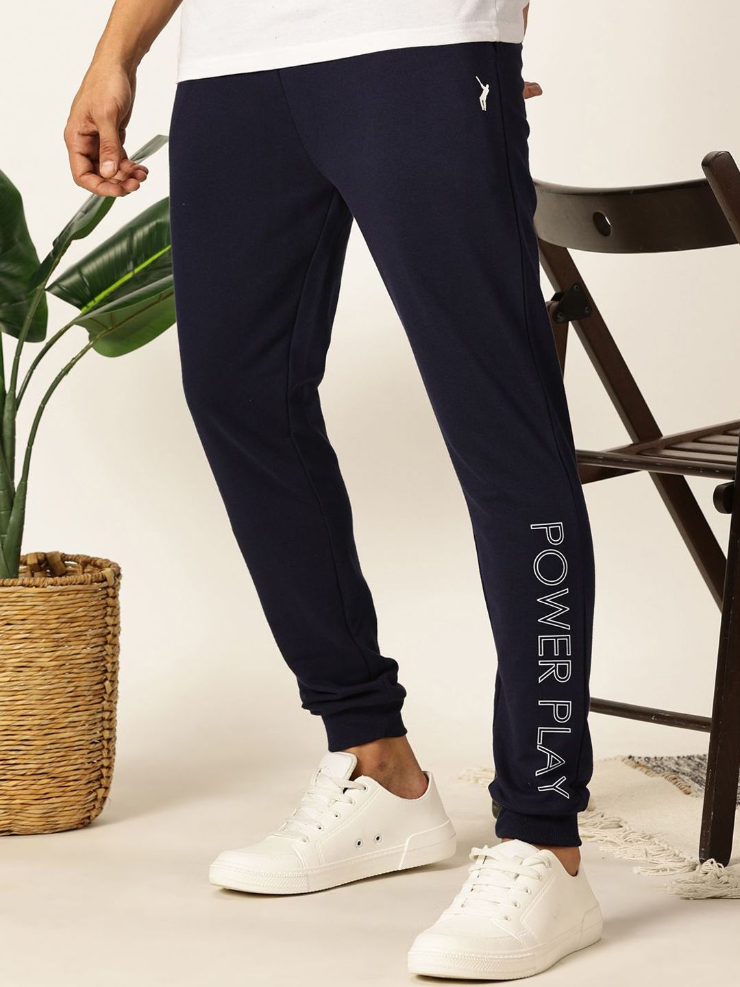 Thomas Scott Men Slim Fit Mid-Rise Joggers