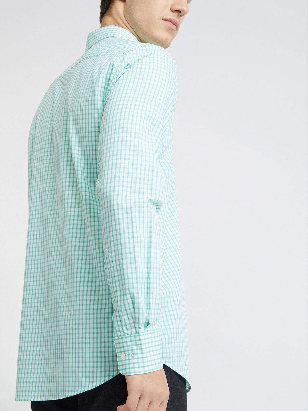 Park Avenue Slim Fit Checked Formal Shirt
