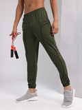 HRX by Hrithik Roshan Men Mid-Rise Rapid-Dry Training Joggers with Contrast Piping