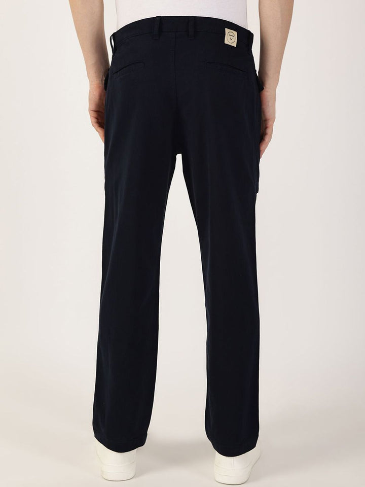 Thomas Scott Men Regular Fit Mid-Rise Smart Cargos Trousers