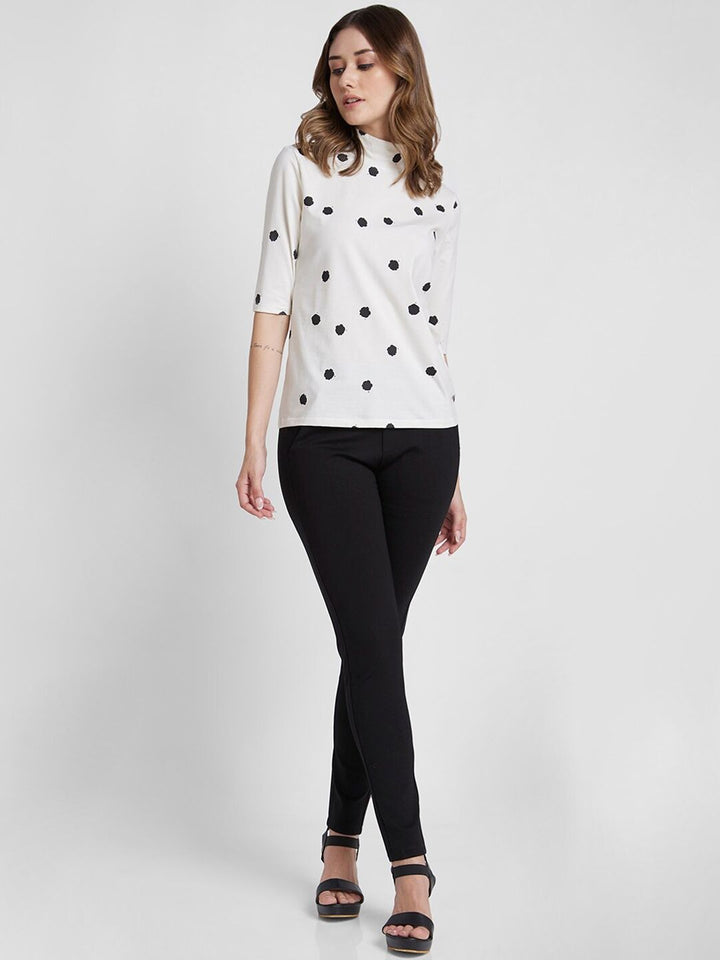SPYKAR Women Skinny Fit Mid-Rise Ankle Length Trousers