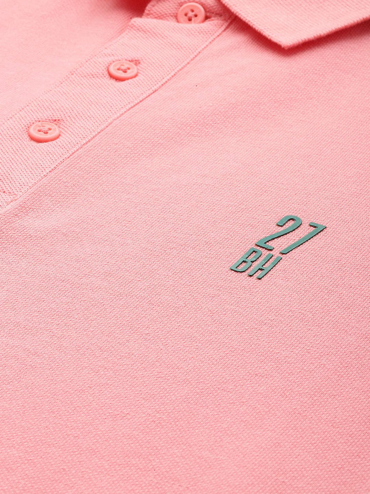 Being Human Polo Collar Pure Cotton T-shirt