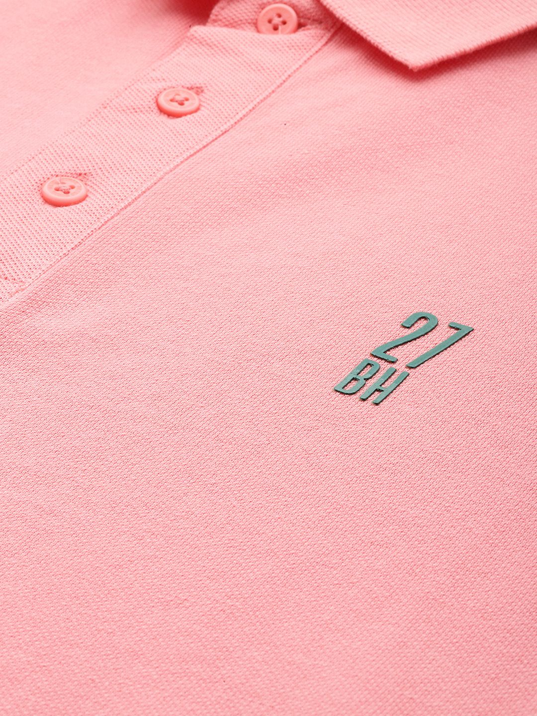 Being Human Polo Collar Pure Cotton T-shirt