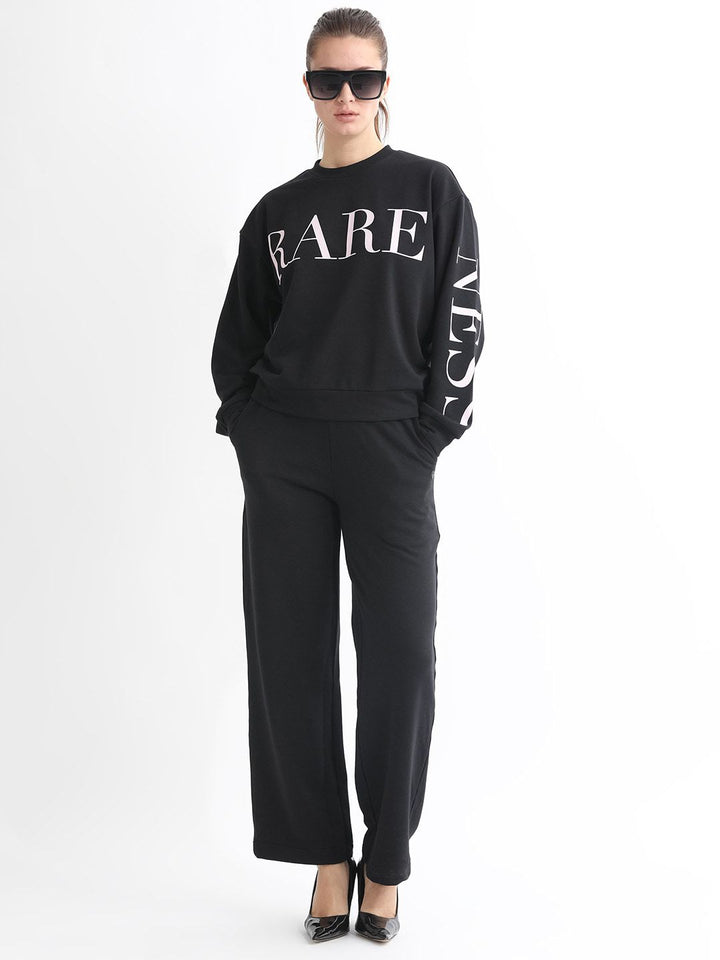 RAREISM Typographic Printed Cotton Sweatshirt