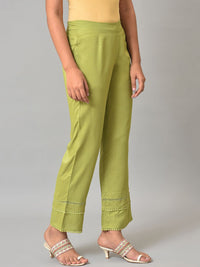W Women Viscose Rayon Regular Fit Trouser