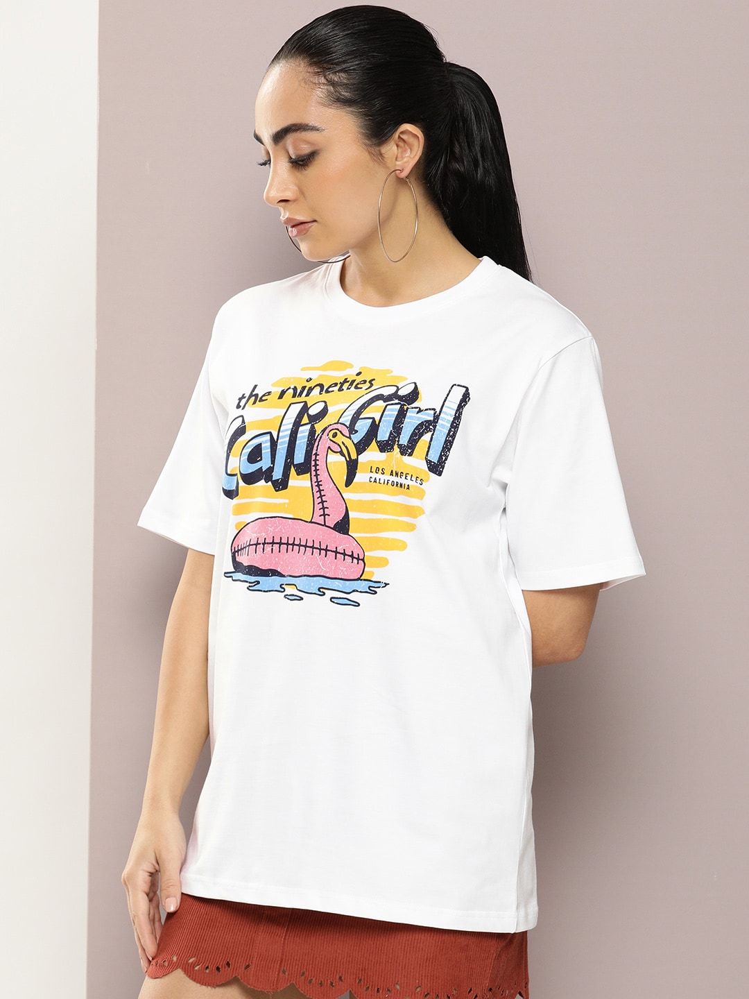DILLINGER Graphic Printed Oversized Pure Cotton T-Shirt