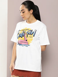 DILLINGER Graphic Printed Oversized Pure Cotton T-Shirt