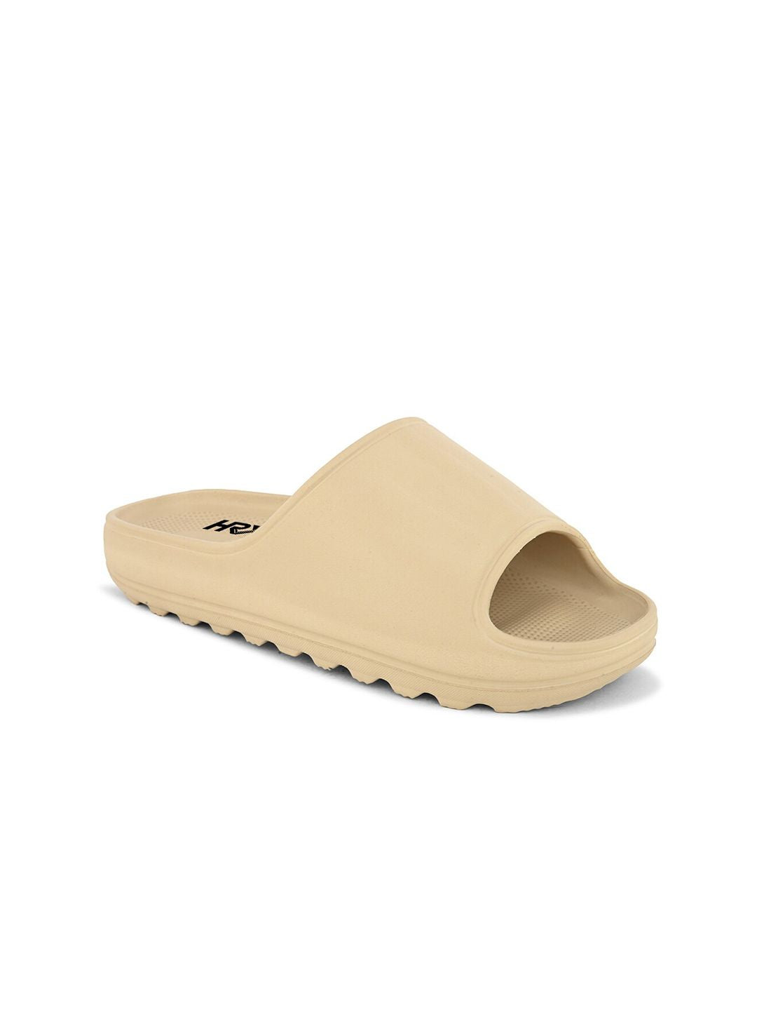 HRX by Hrithik Roshan Women Beige Rubber Sliders