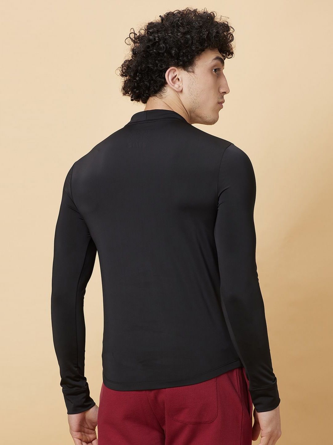 Being Human Men Henley Neck Pockets T-shirt