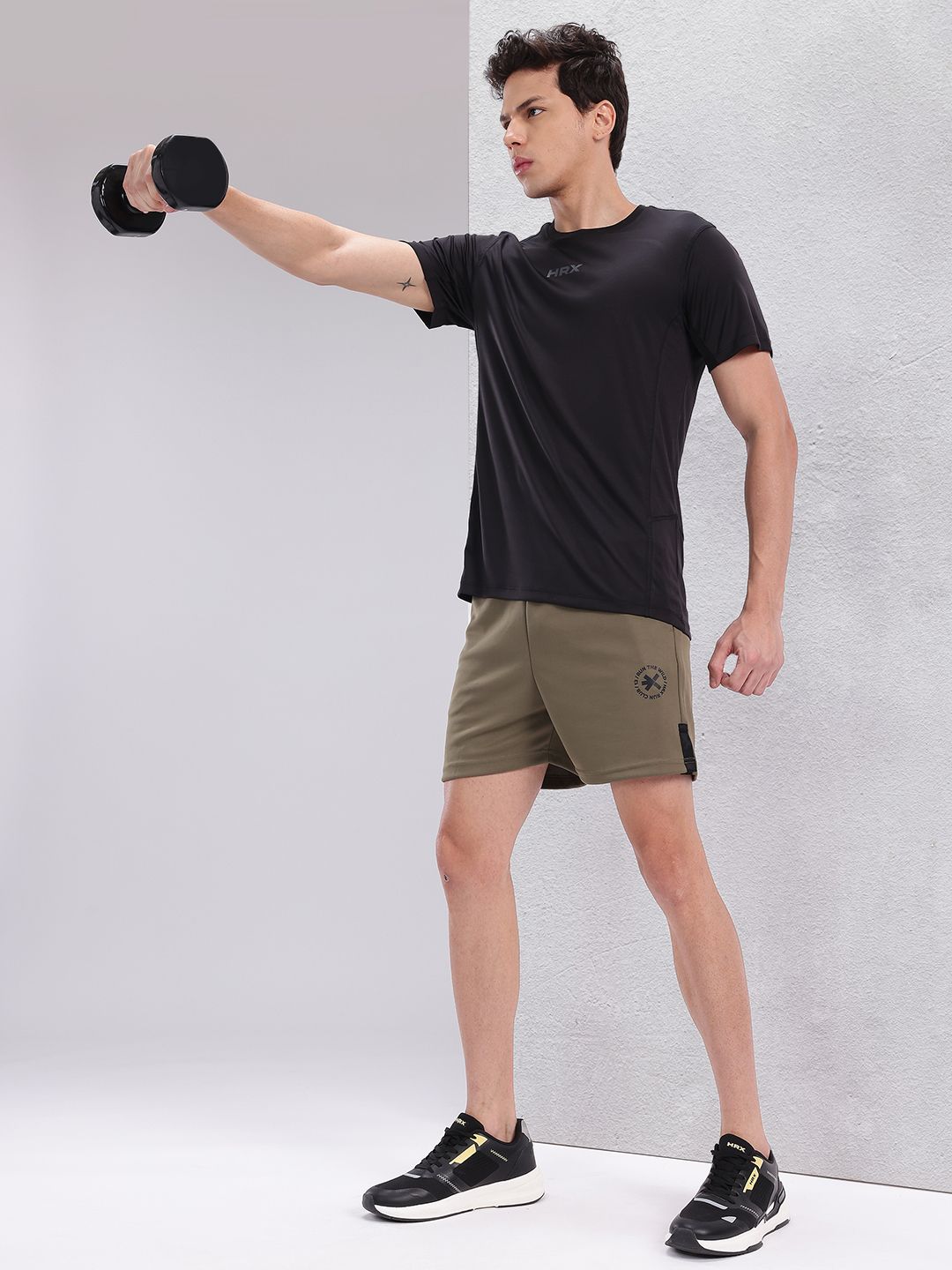 HRX by Hrithik Roshan Printed Rapid-Dry Training T-shirt