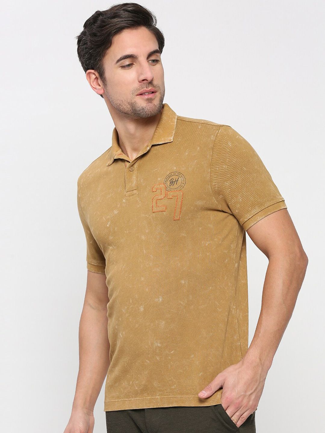 Being Human Polo Collar Regular Fit Cotton Regular T-shirt