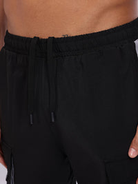 HRX by Hrithik Roshan Men Typography Printed Mid-Rise Cargo-Style Training Shorts