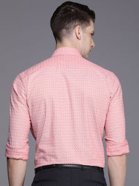 Raymond Textured Slim Fit Pure Cotton Formal Shirt
