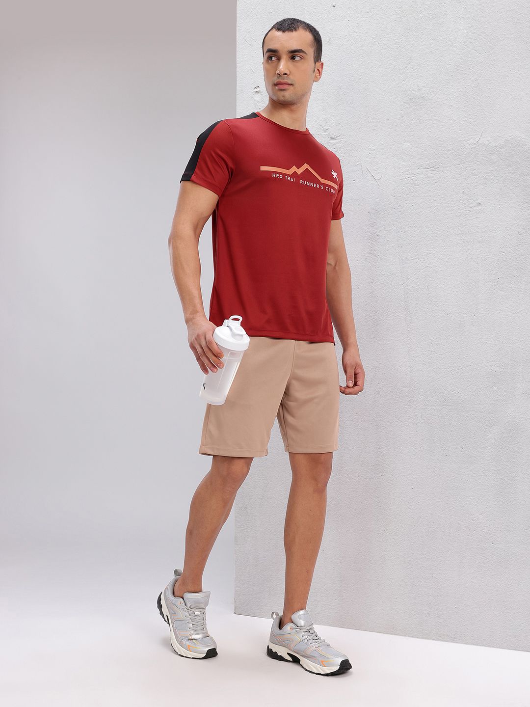 HRX by Hrithik Roshan Typography Printed Rapid-Dry Running T-shirt