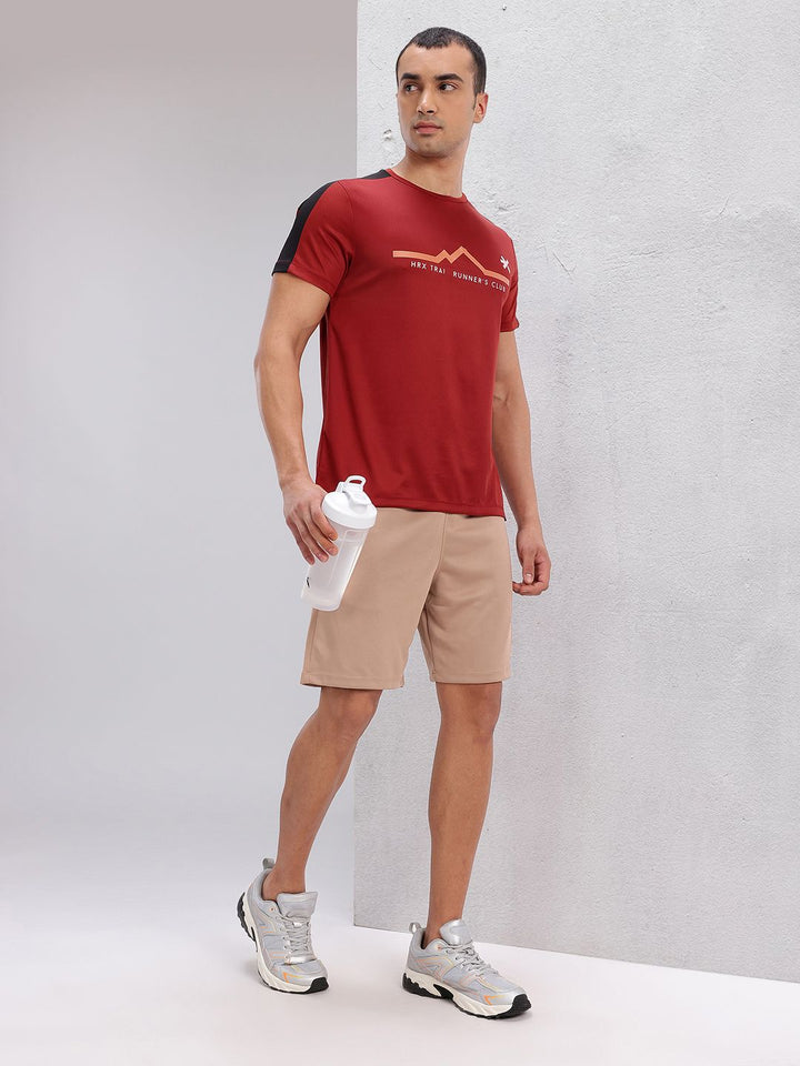 HRX by Hrithik Roshan Typography Printed Rapid-Dry Running T-shirt