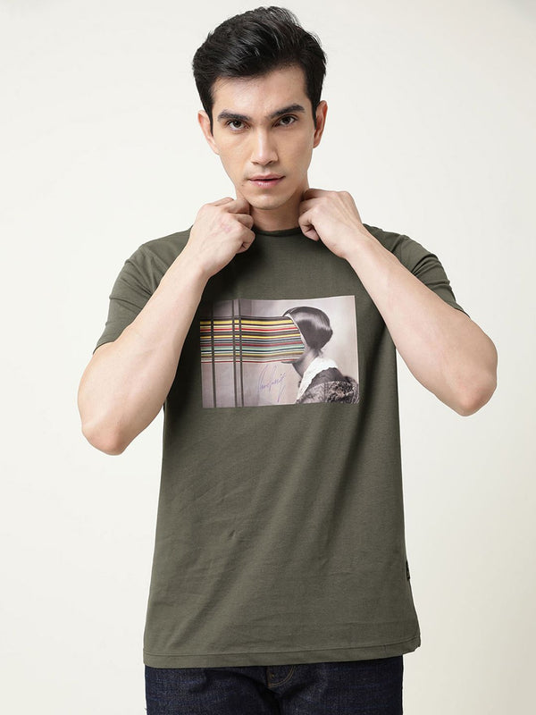 RARE RABBIT Men Rings-4 Slim Fit Solid Polo Collar T-Shirt