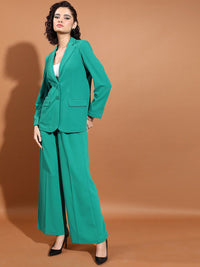 Tokyo Talkies Classic Blazer With Straight Pant Co-Ords