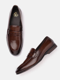 House of Pataudi Men Formal Penny Loafers