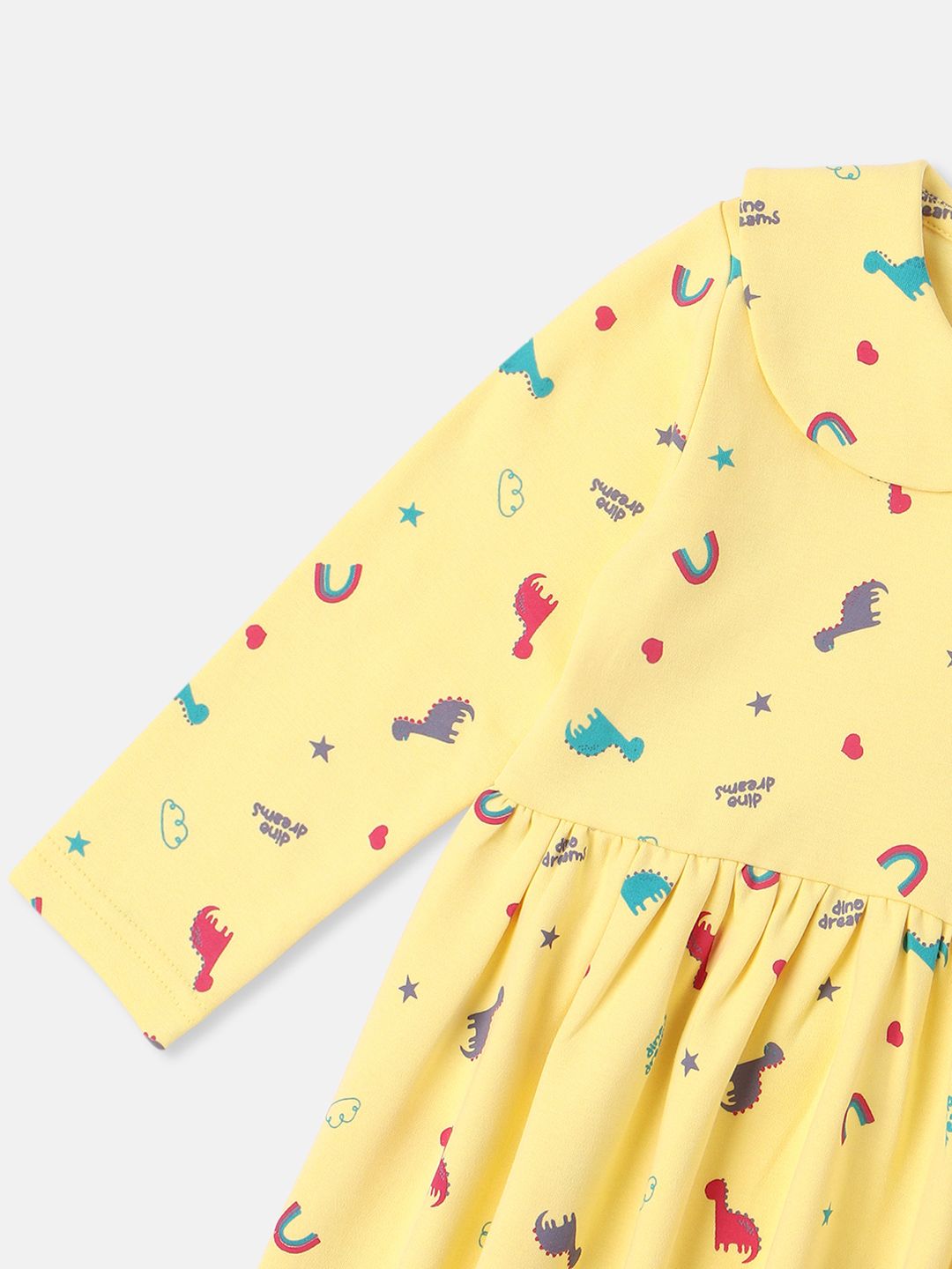 Nauti Nati Print Peter Pan Collar Fit & Flare Dress