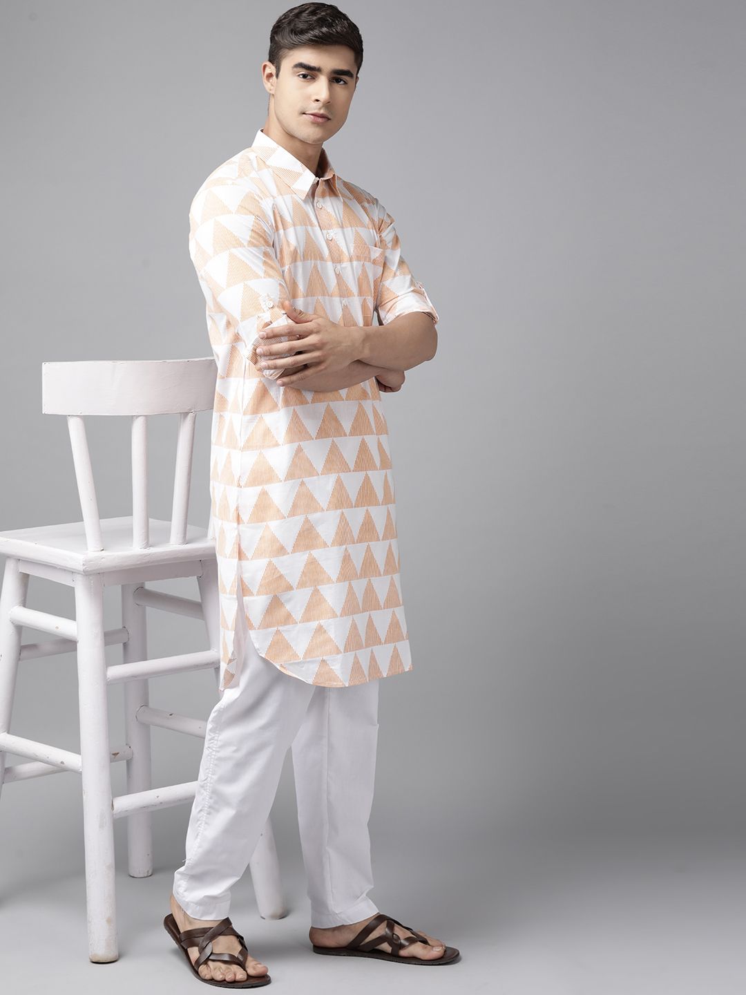 See Designs Printed Regular Pure Cotton Kurta With Pyjamas