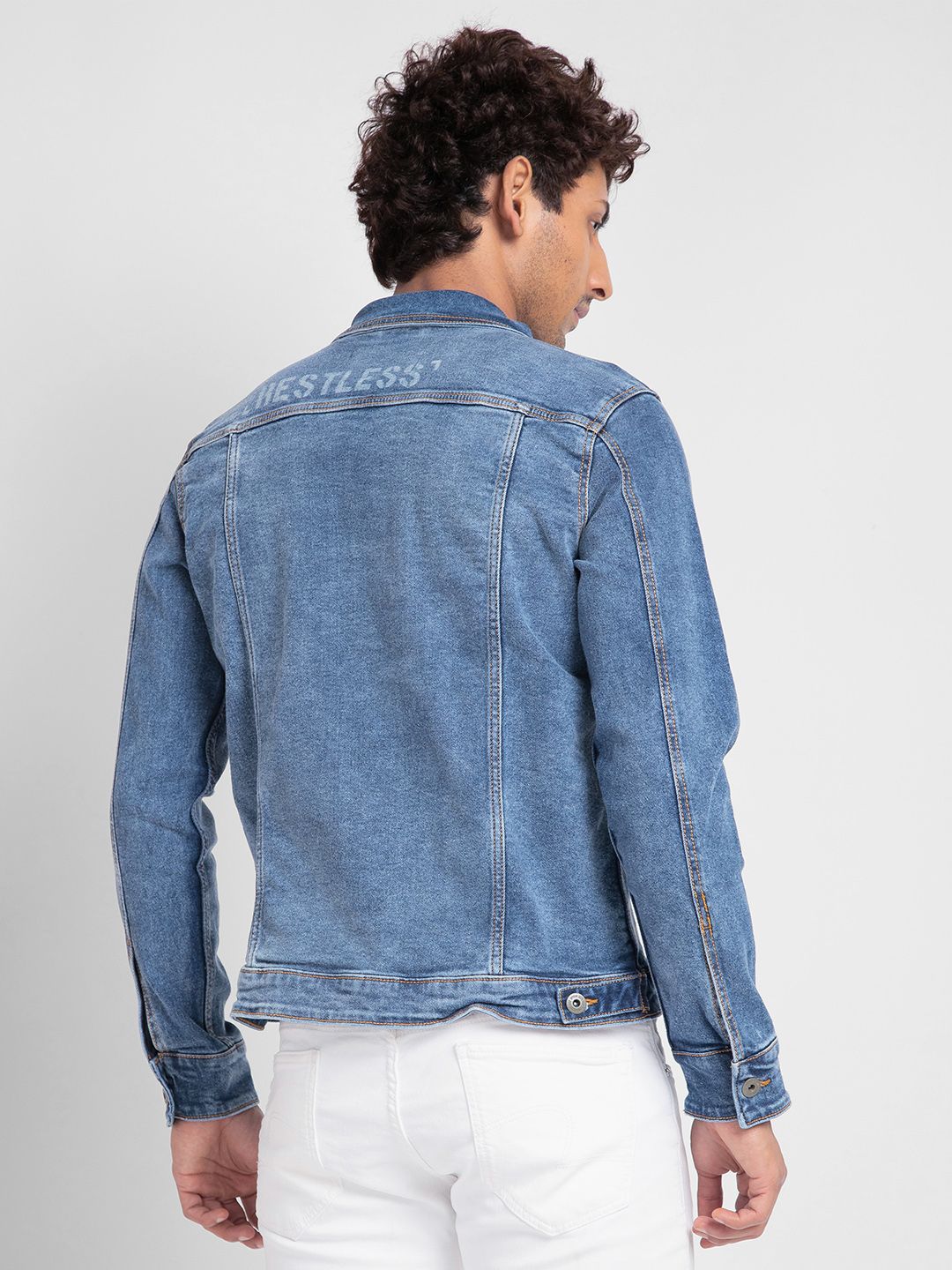 SPYKAR Men Pure Cotton Denim Jacket