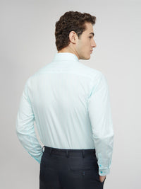 Raymond Pure Cotton Slim Fit Striped Formal Shirt