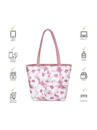 Mochi Floral Printed Oversized Structured Tote Bag