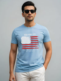 Tshirts Biru Lelaki ADRO