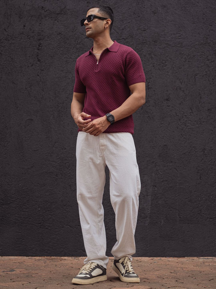 Powerlook Men Polo Collar T-shirt