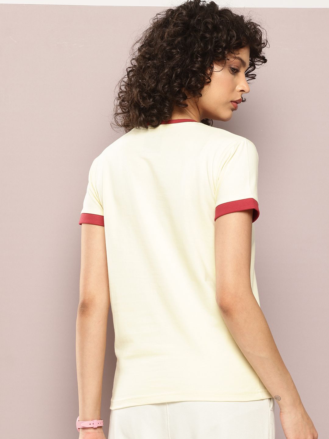 DILLINGER Women Regular Fit Short Sleeve Embroidery Tshirt