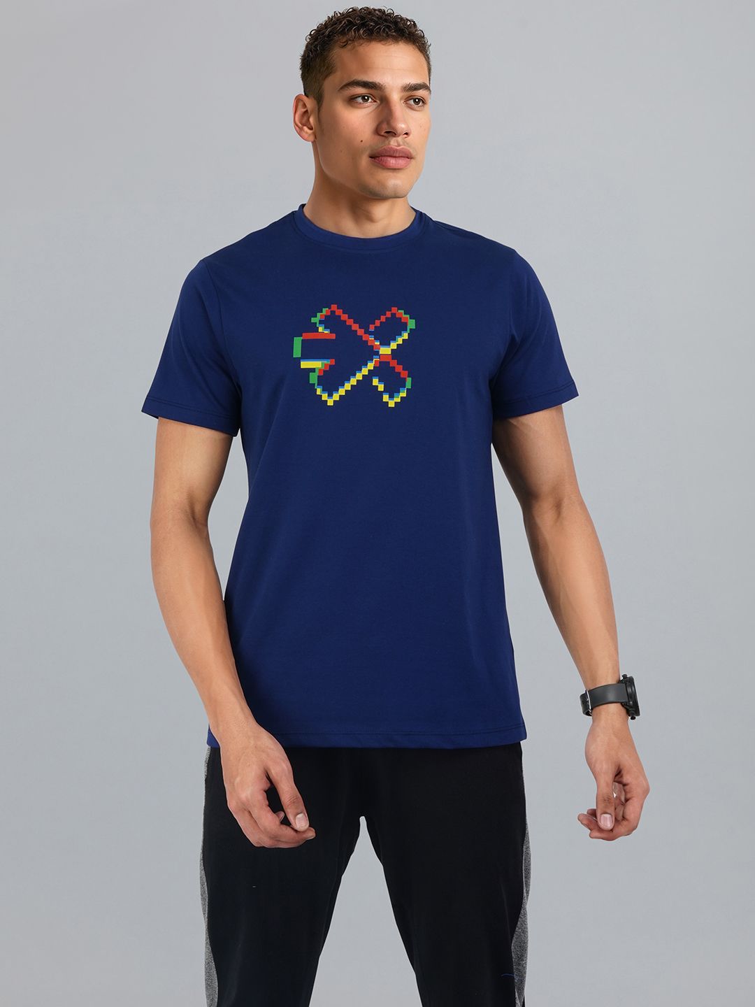 HRX by Hrithik Roshan Men Brand Logo Printed T-shirt