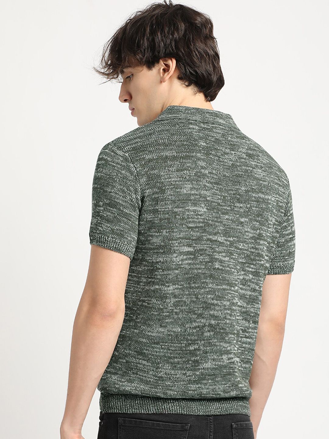 THE BEAR HOUSE Knitted Regular Fit Polo T-Shirt