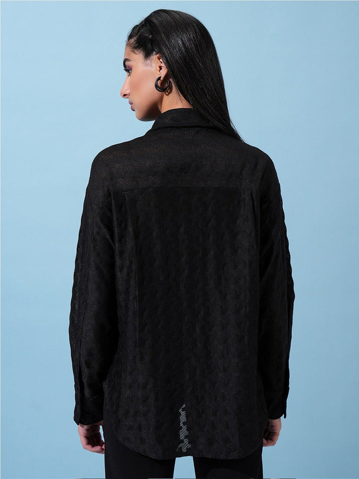 Baju Crochet Bahu Longgar Tokyo Talkies Wanita