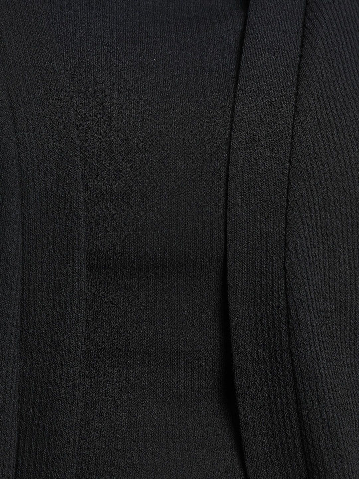 Tokyo Talkies Cardigan With Sweatshirt & Trousers