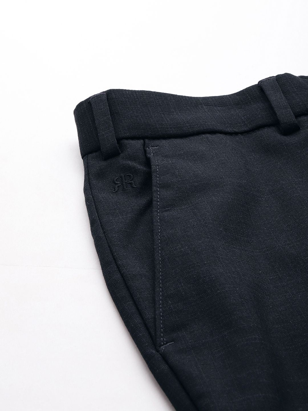 Raymond Men Checked Slim Fit Formal Trousers