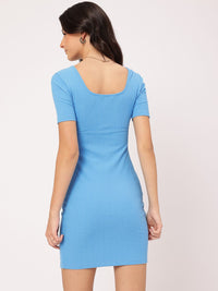 DressBerry City Chic Cut Out Detail Ruched Bodycon Dress