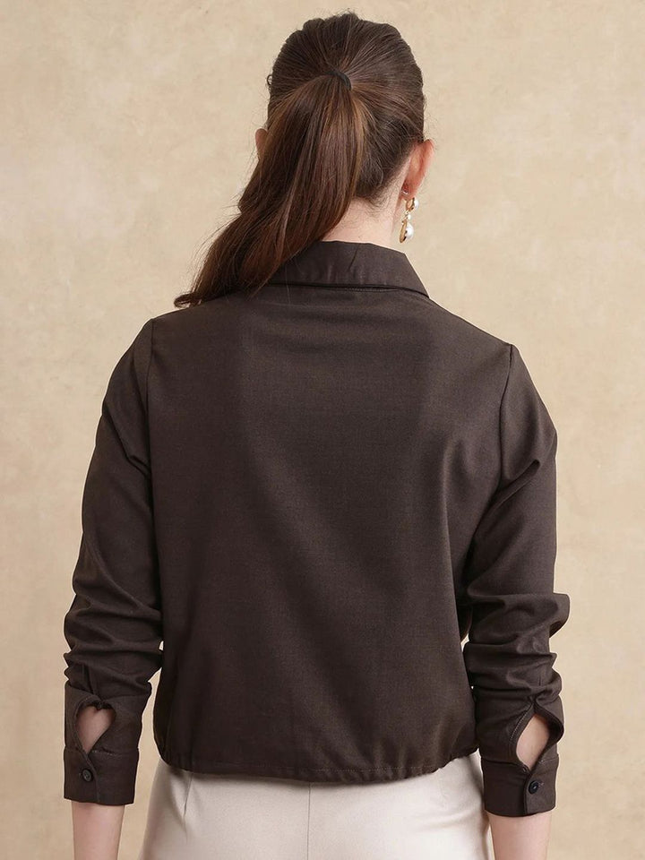 Rareism Women Shirt Shirt Shirt Style Tops