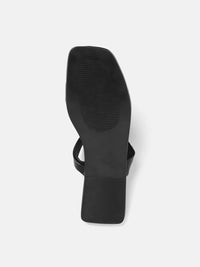 Lino Perros Women Open Toe Flats with Buckle Detail