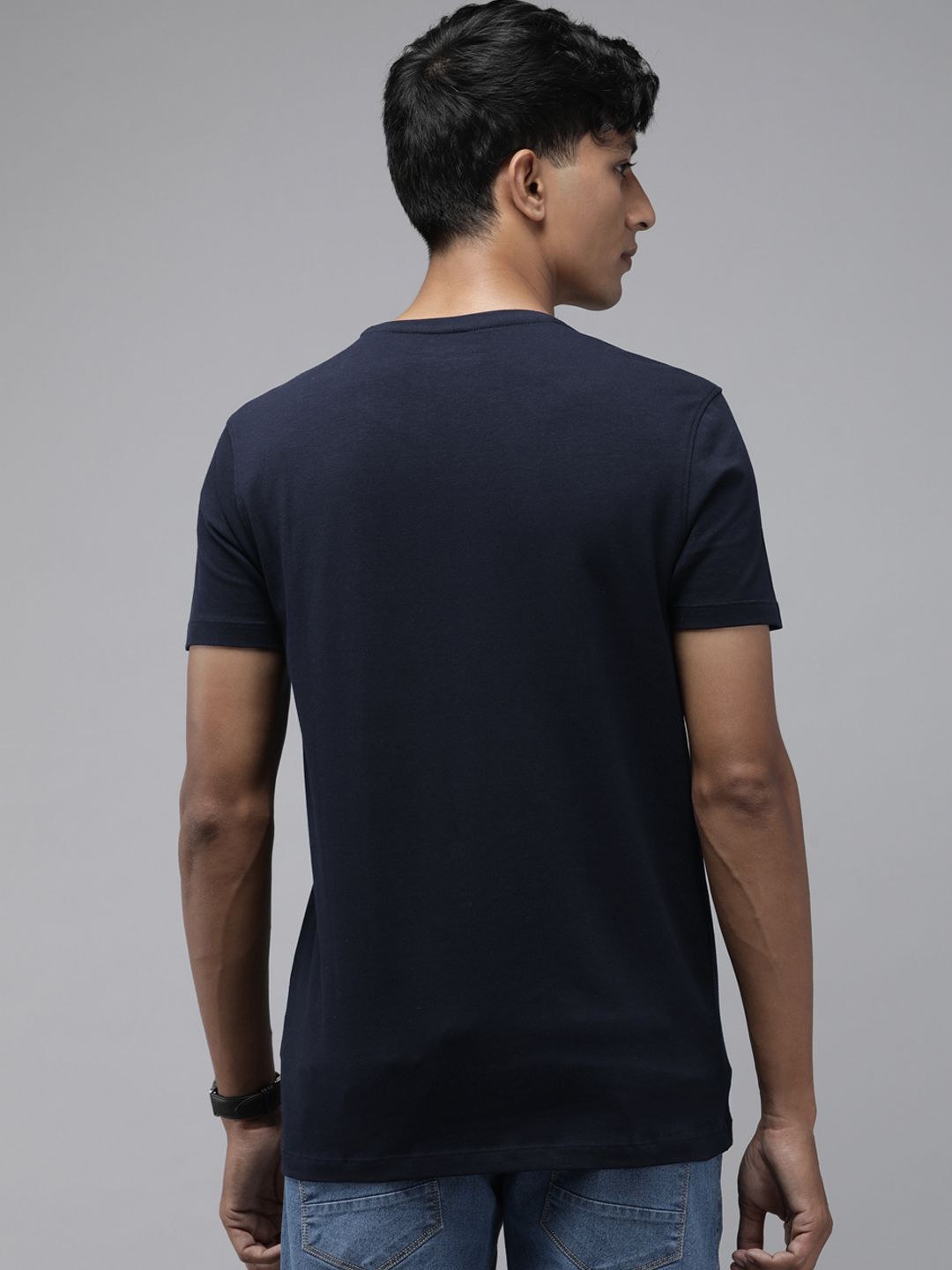 SPYKAR Graphic Printed Applique Slim Fit T-shirt