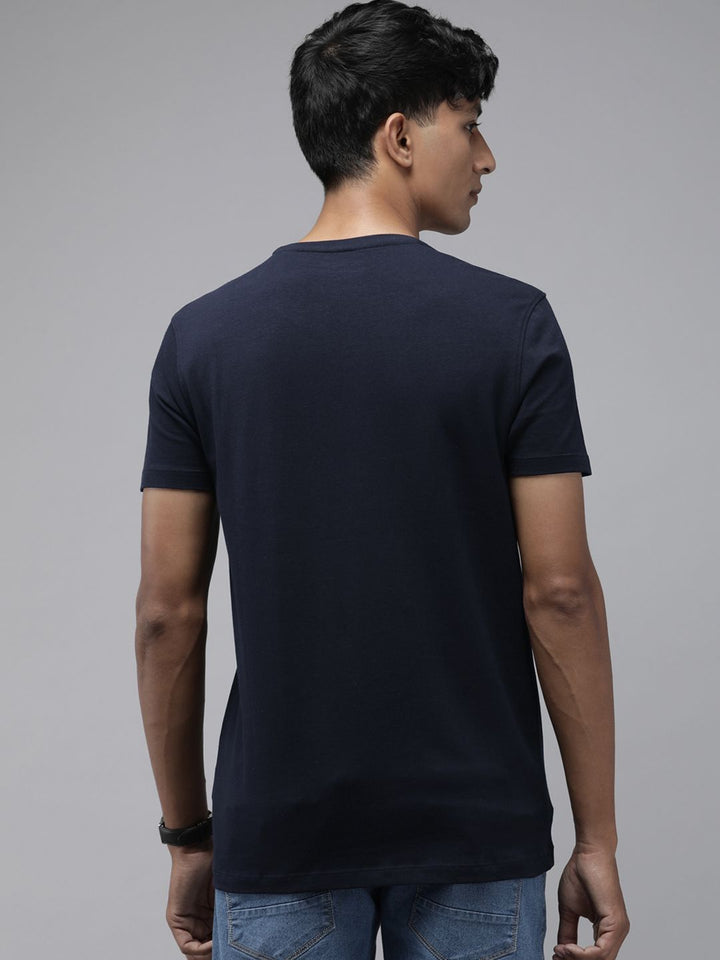 SPYKAR Graphic Printed Applique Slim Fit T-shirt