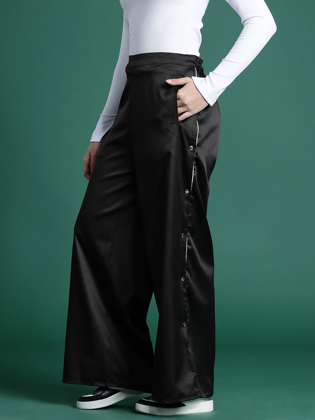 DressBerry Women Wide Leg Trousers