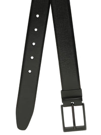 Teakwood Leathers Men Textured Leather Reversible Formal Belt
