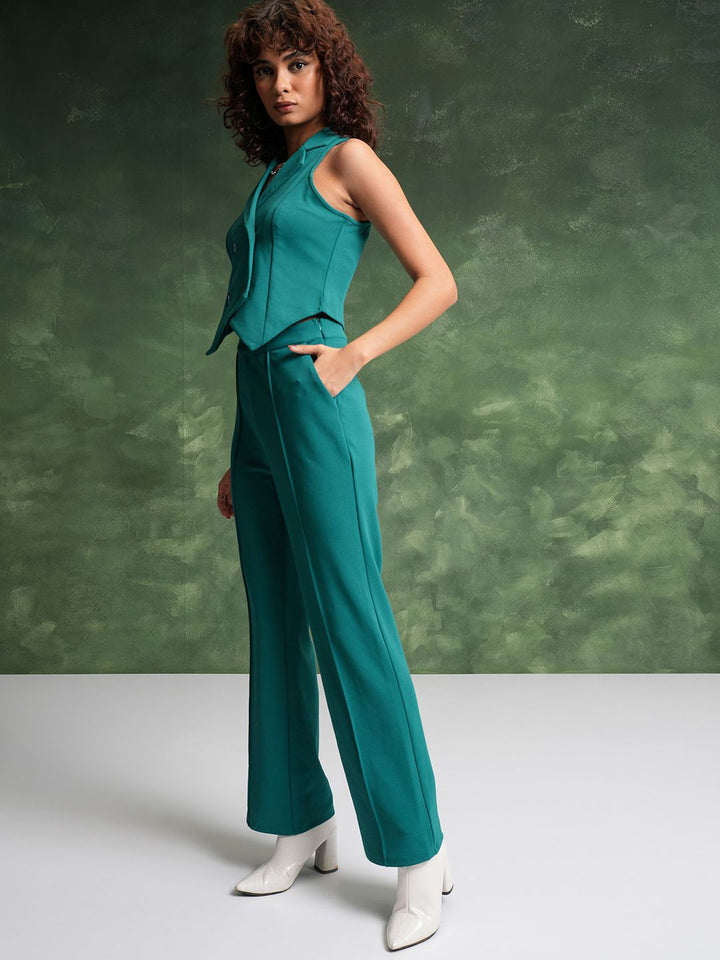 Tokyo Talkies Vest Blazer With Trousers