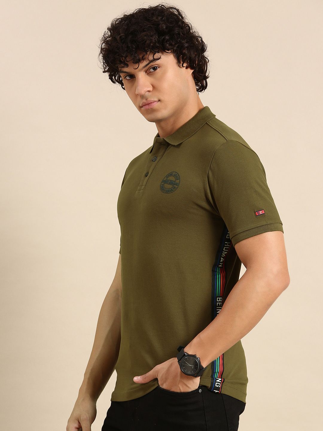 Being Human Polo Collar T-shirt