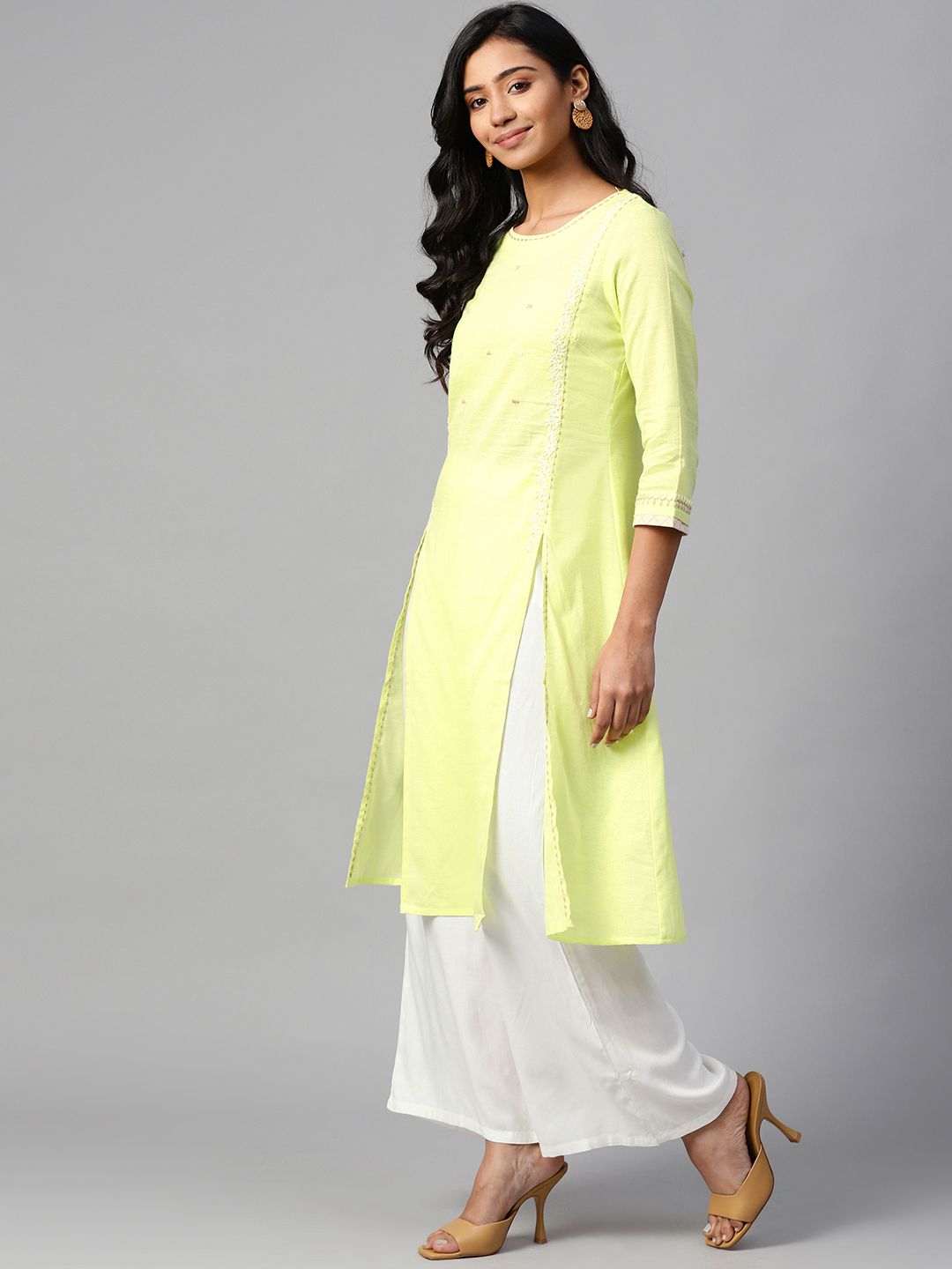 W Women Straight Cotton Kurta